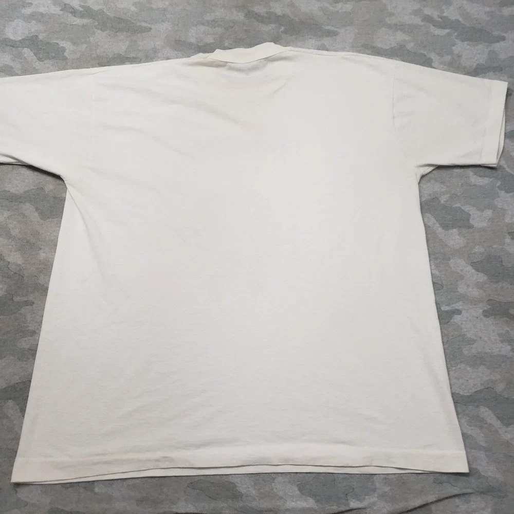 Vintage Hostess Shirt Mens XL White Short Sleeve Single Stitch Made In USA - Picture 7 of 11